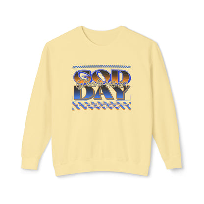 "God Day" Unisex Lightweight Crewneck Sweatshirt w/no Sleeve Text