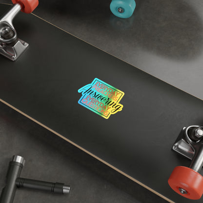 Everyday Preachers... Holographic Die-cut Stickers [Square Logo]