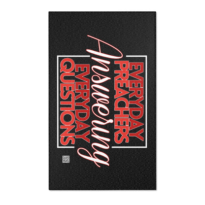 Everyday Preachers... Area Rugs [Red/White Text] - Horizontal