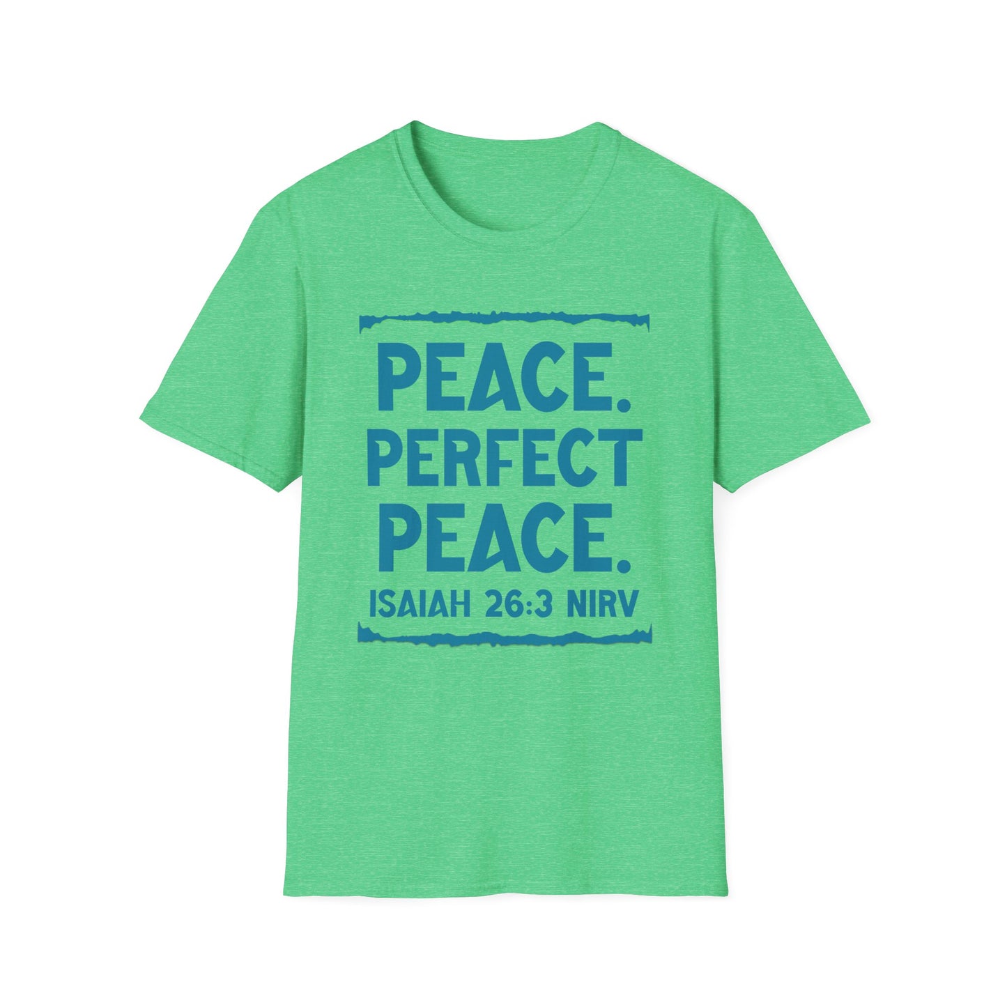 Peace. Faithful Isaiah 26:3 Softstyle T-Shirt
