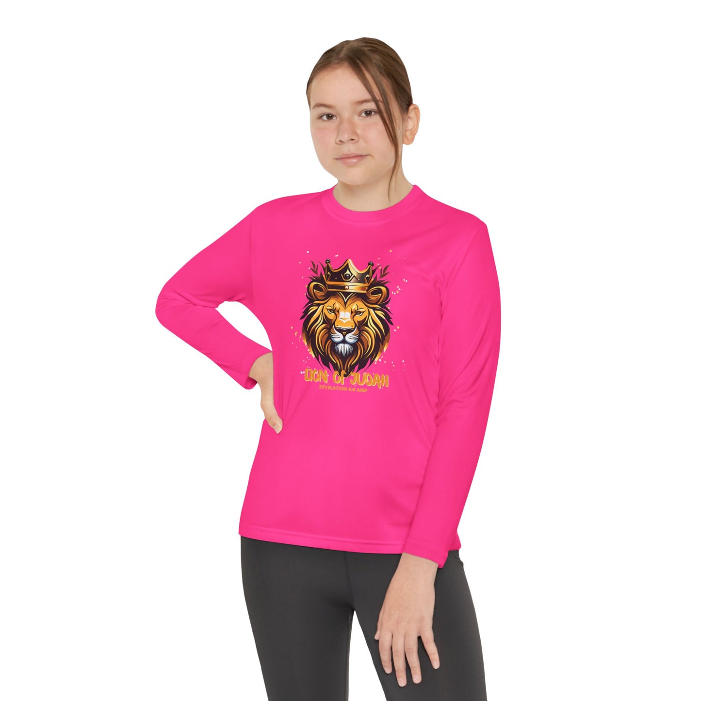 "Lion of Judah" Youth Long Sleeve Competitor Tee