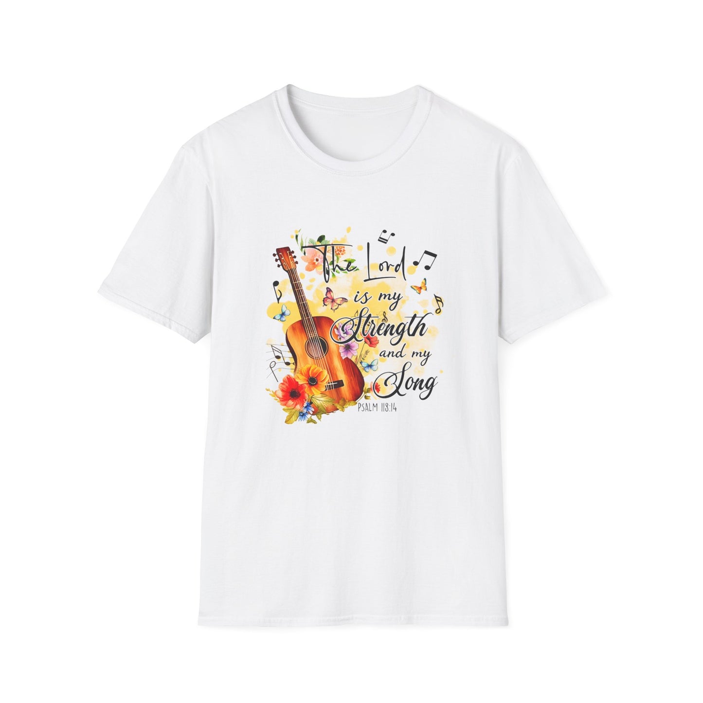 "The Lord is my Strength and My Song" Unisex Softstyle T-Shirt