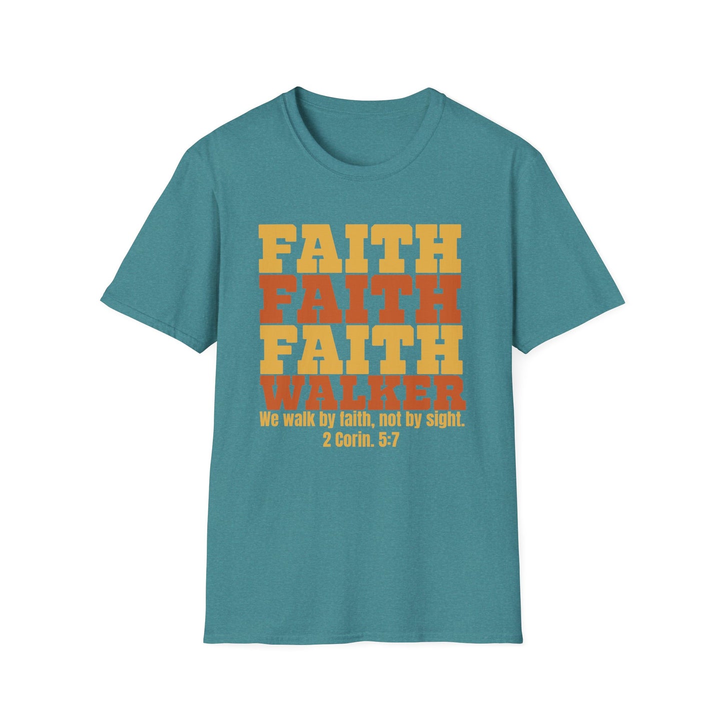 "Faith Walker" Unisex Softstyle T-Shirt | Inspirational Christian Tee