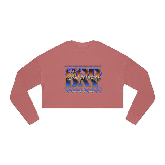 "God Day" Women's Cropped Sweatshirt