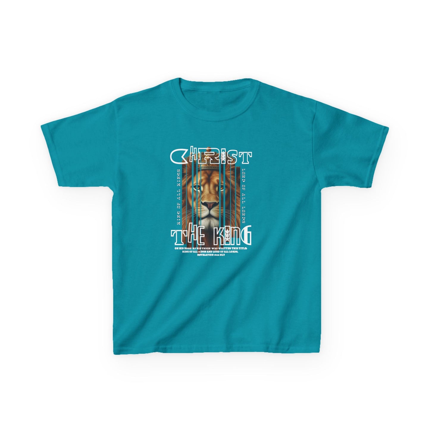 Christ the King Kids Heavy Cotton Tee - Fun and Faith-Inspired T-Shirt