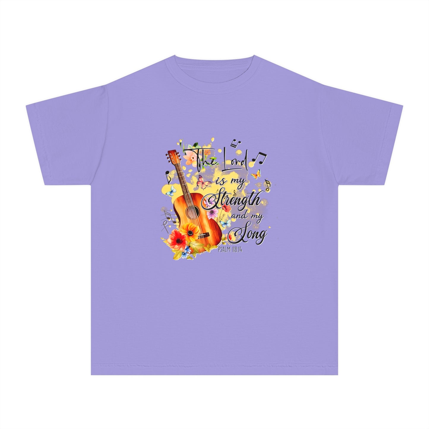 "The Lord is My Strength and Song!" Youth Midweight Tee