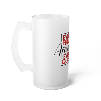 Everyday Preachers.... Frosted Glass Mug [Square Logo]