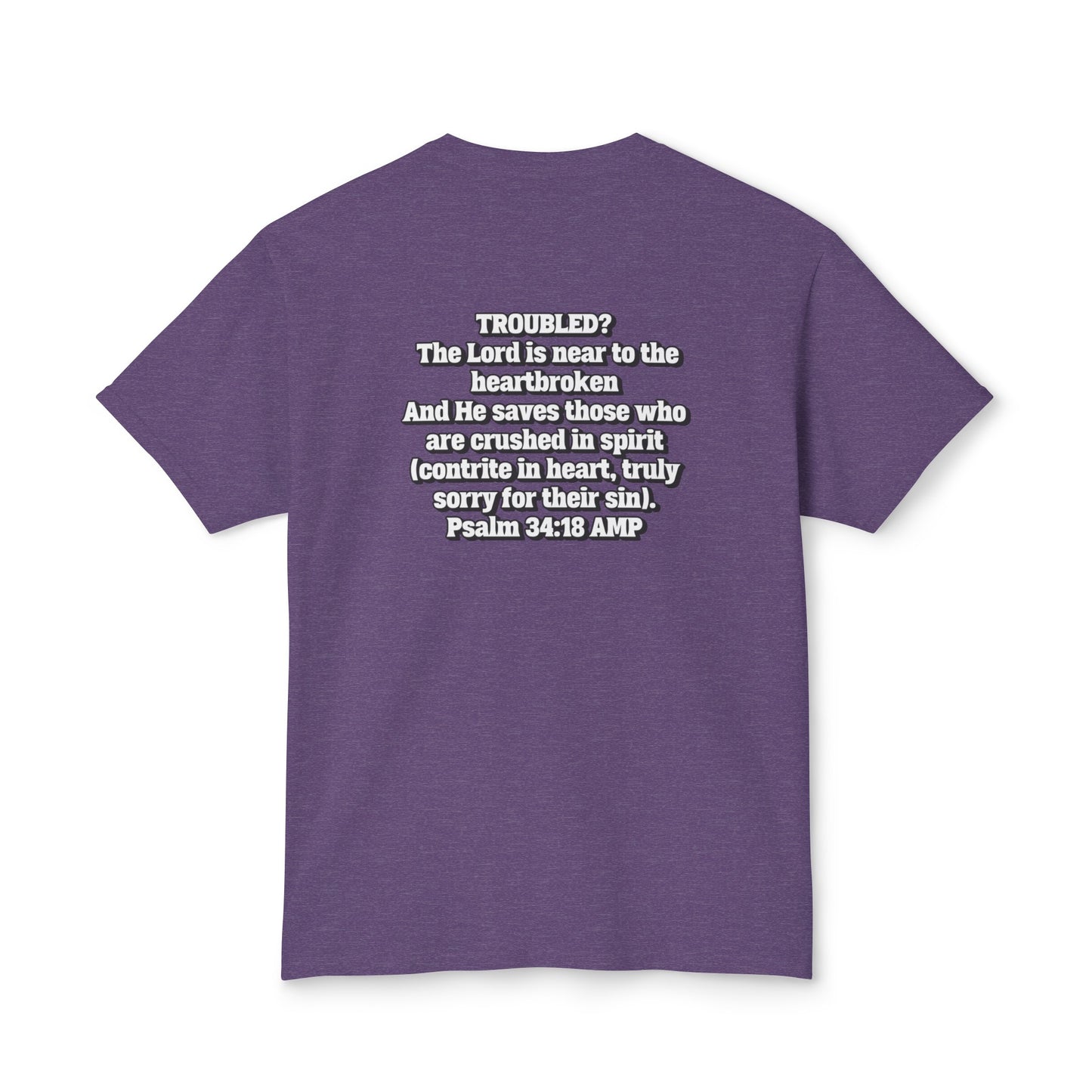 "Troubled? Get to God!" Unisex HD Cotton™ T-shirt