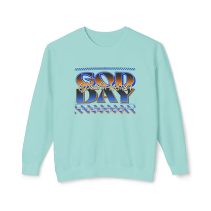 "God Day" Unisex Lightweight Crewneck Sweatshirt w/no Sleeve Text