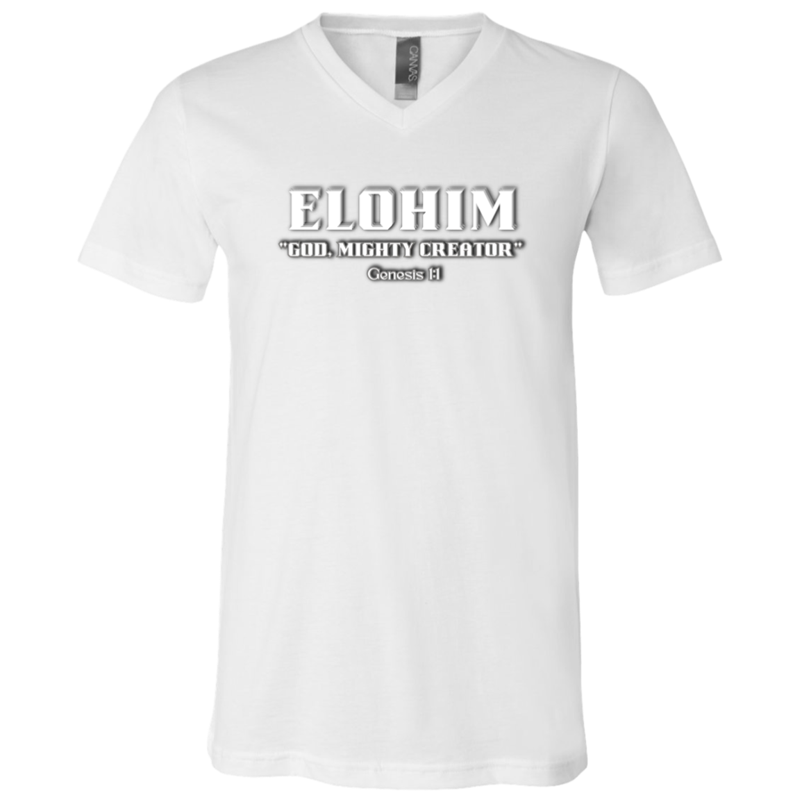 CDG Elohim 3005 Unisex Jersey SS V-Neck T-Shirt