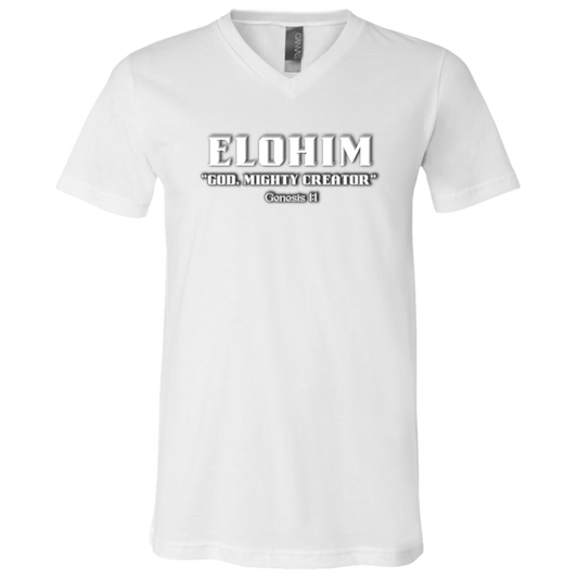 CDG Elohim 3005 Unisex Jersey SS V-Neck T-Shirt