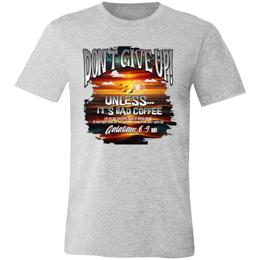 CDG - Don't Give Up!- 3001C Unisex Jersey Short-Sleeve T-Shirt