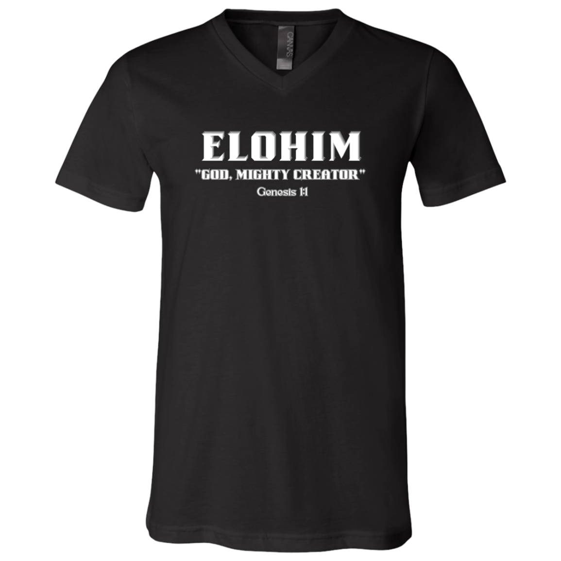 CDG Elohim 3005 Unisex Jersey SS V-Neck T-Shirt