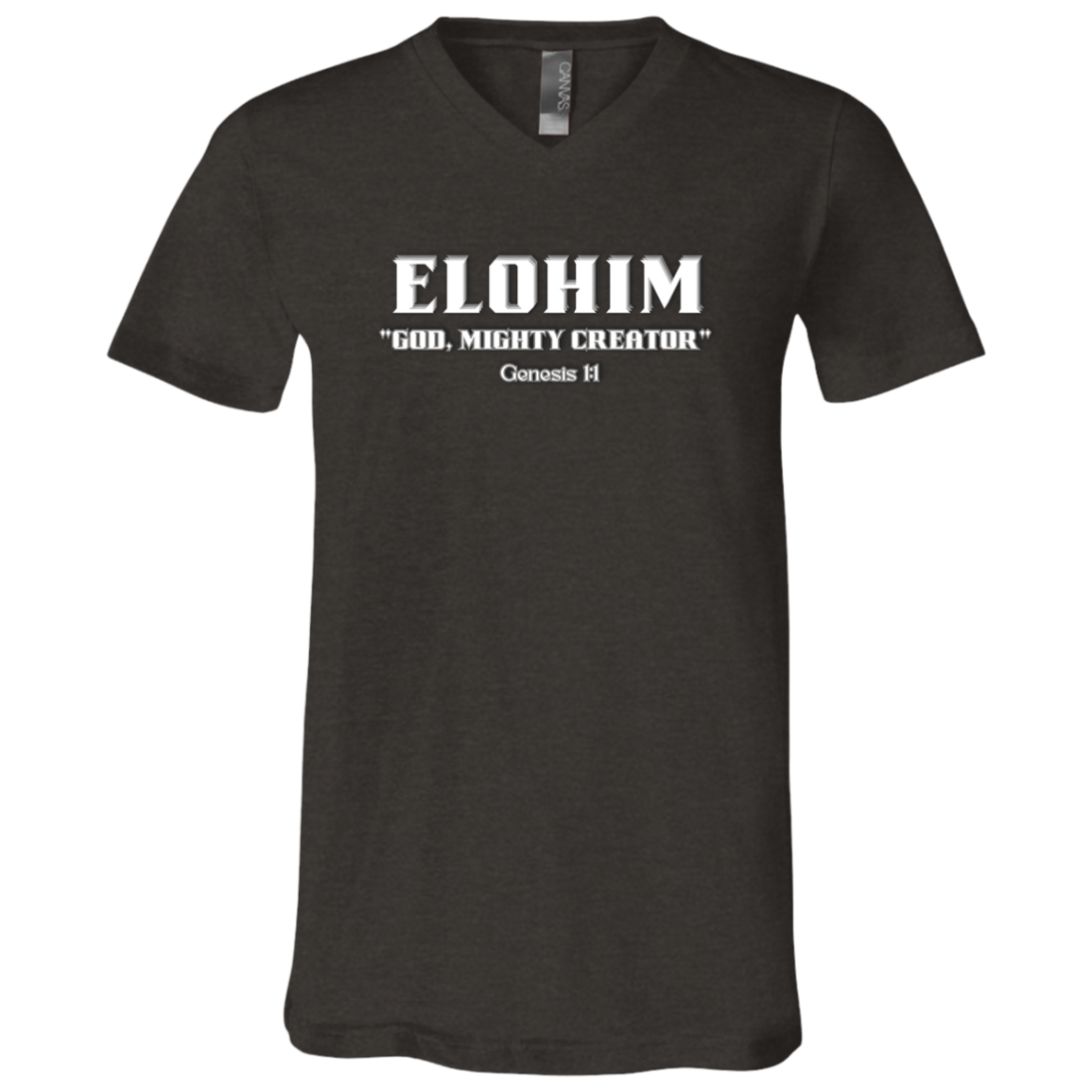 CDG Elohim 3005 Unisex Jersey SS V-Neck T-Shirt