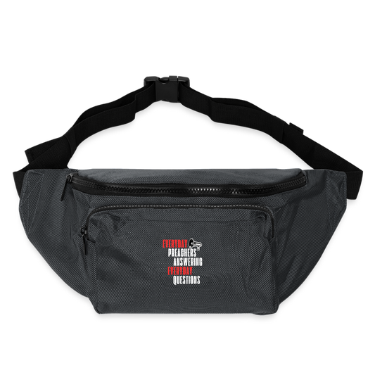 EPAEQ Large Crossbody Hip Bag - charcoal gray