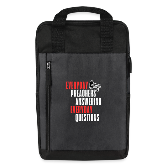 EPAEQ Laptop Backpack - heather dark gray/black