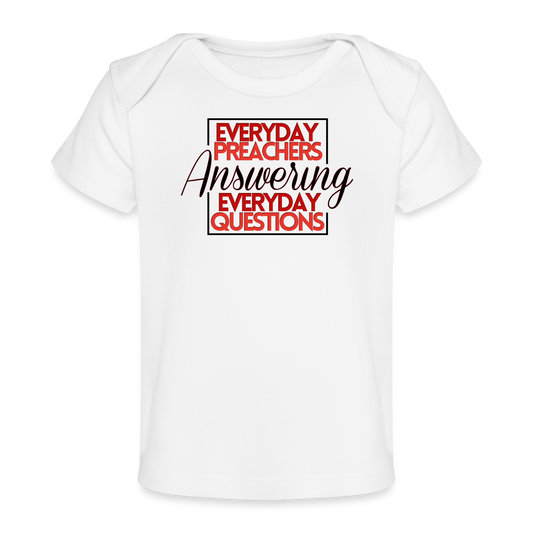 EPAEQ Organic Baby T-Shirt | Spreadshirt 1433 - white