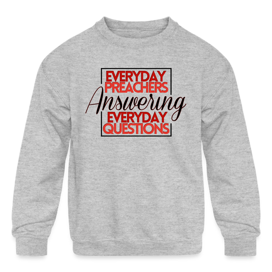 Kids' Crewneck Sweatshirt - heather gray