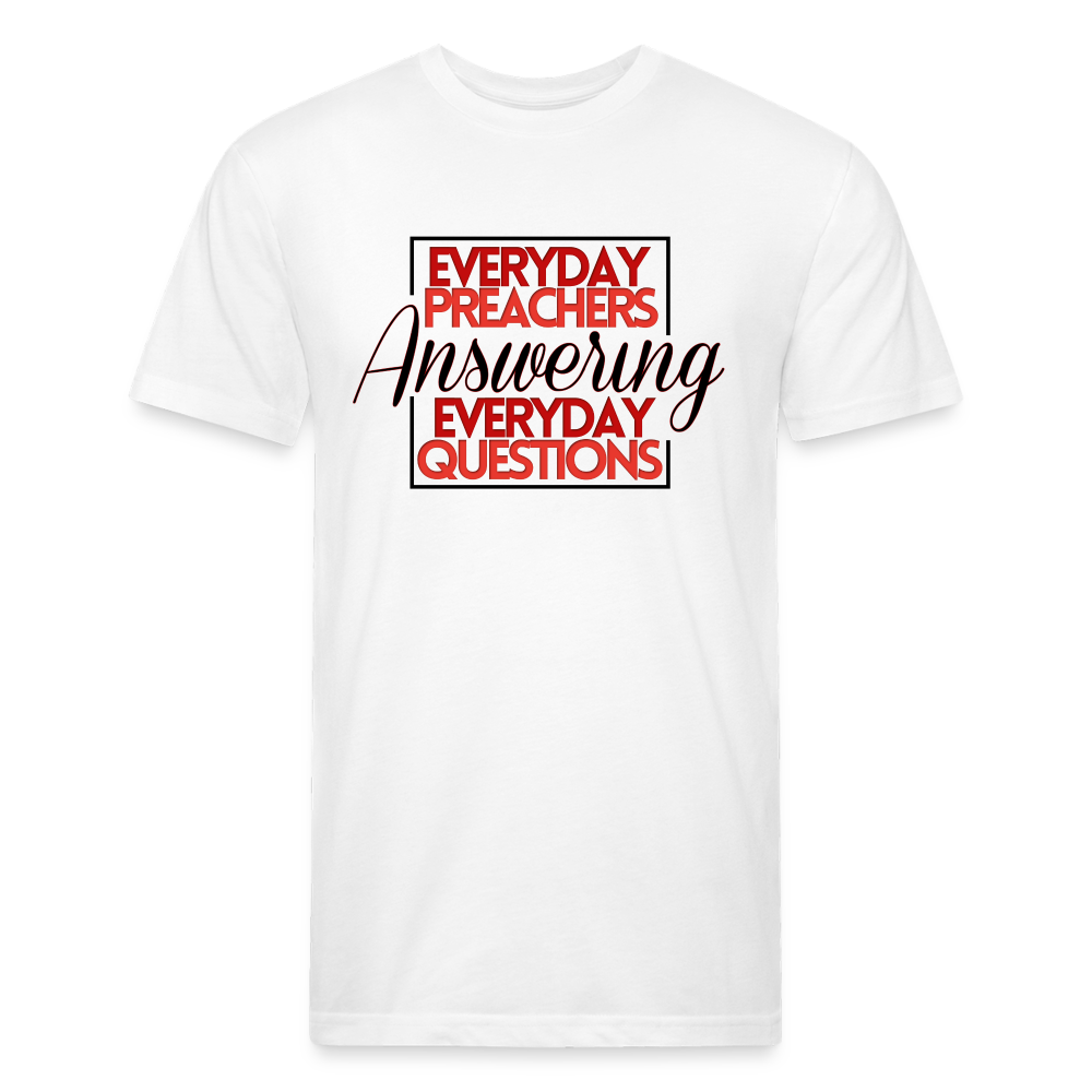 EPAEQ Fitted Cotton/Poly T-Shirt by Next Level - white