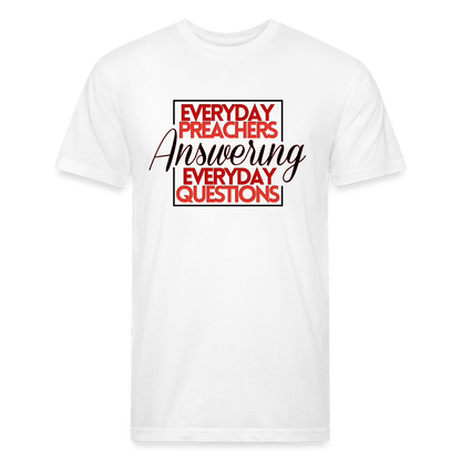 EPAEQ Fitted Cotton/Poly T-Shirt by Next Level - white