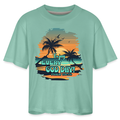 CDG Women's Boxy Tee - saltwater