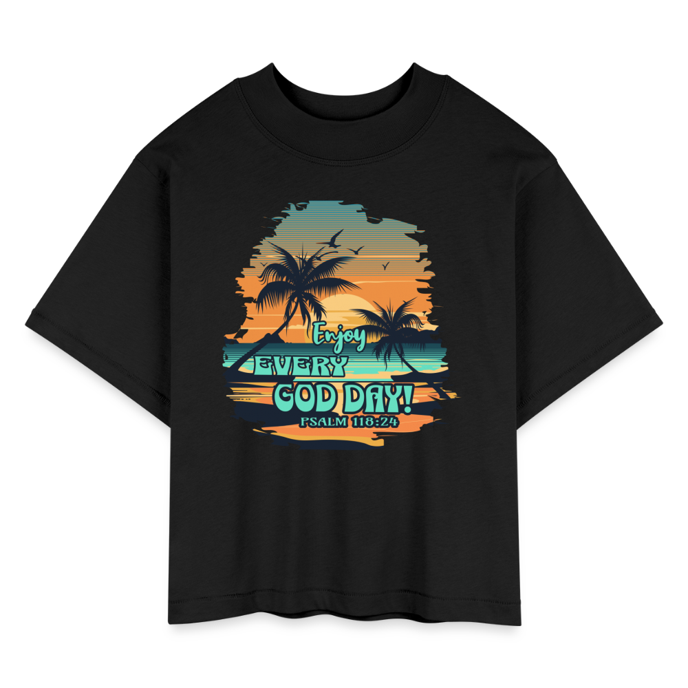 CDG Women's Boxy Tee - black