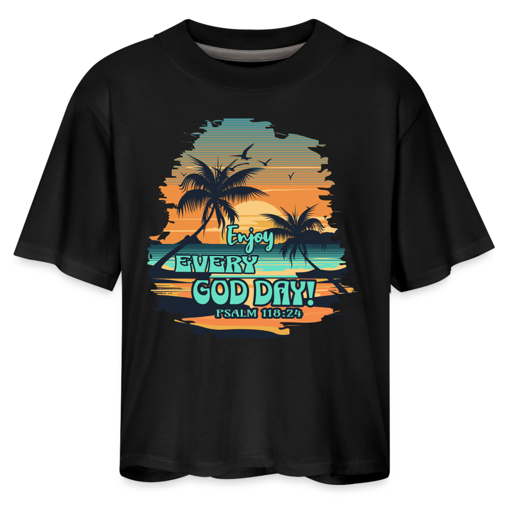 CDG Women's Boxy Tee - black