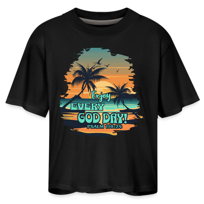 CDG Women's Boxy Tee - black