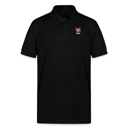 EPAEQ Gildan Unisex 50/50 Jersey Polo - black