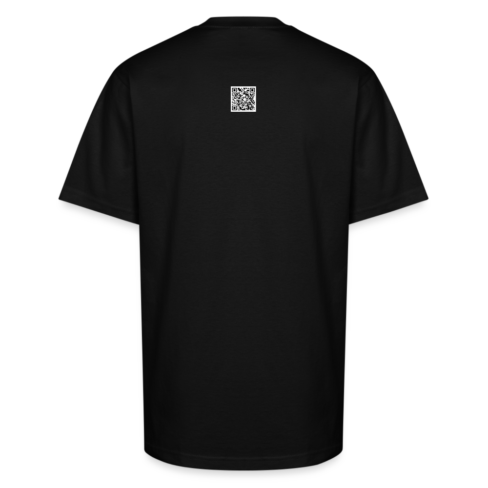 EPAEQ Unisex Oversized Heavyweight T-Shirt [Red/White Text] - black