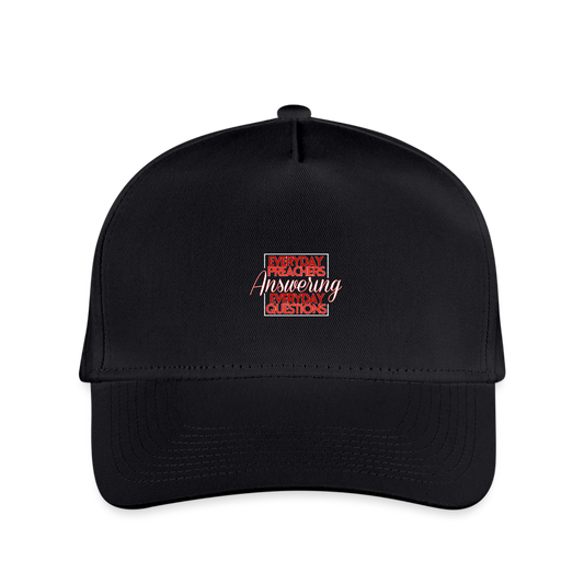 EPAEQ Kid's Baseball Cap [Red/White Text] - black