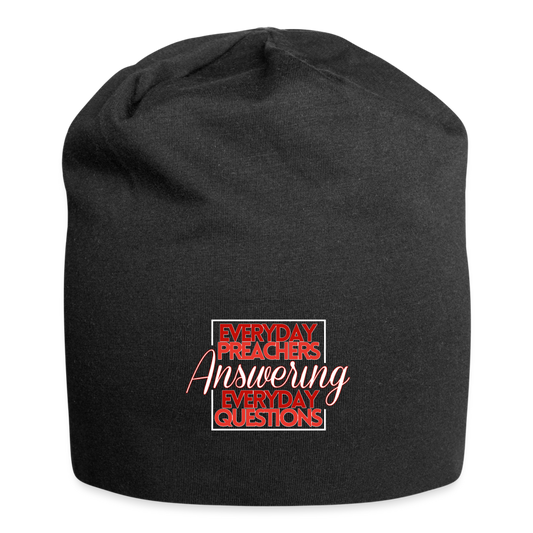 EPAEQ Jersey Beanie [Red/White Text] - black