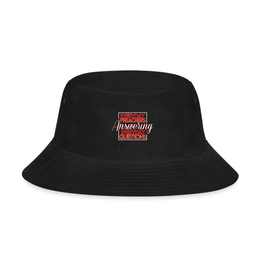EPAEQ Bucket Hat [Red/White Text] - black
