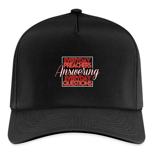 EPAEQ Rope Cap [Red/White Text] - black/black