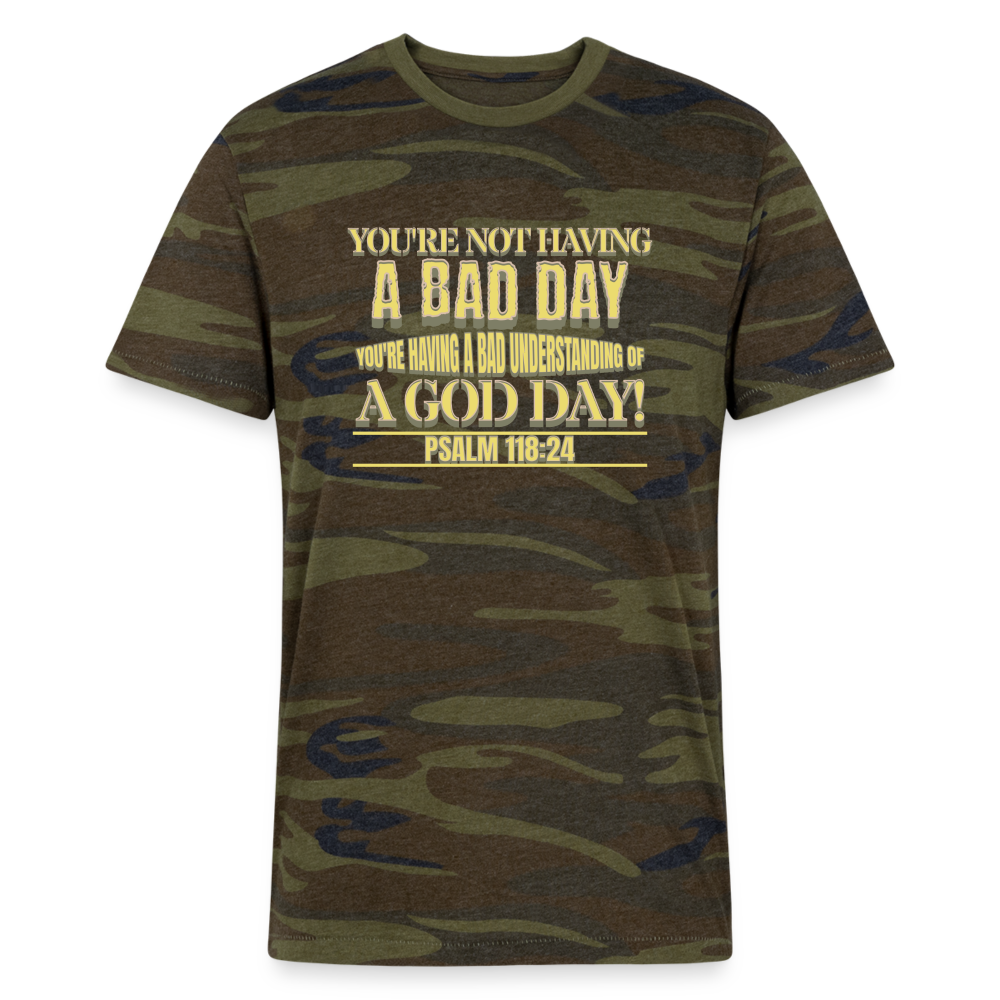 CDG Alternative Unisex Eco Camo T-Shirt - green camo