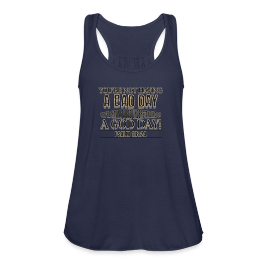 CDG Women's Flowy Tank Top by Bella - navy