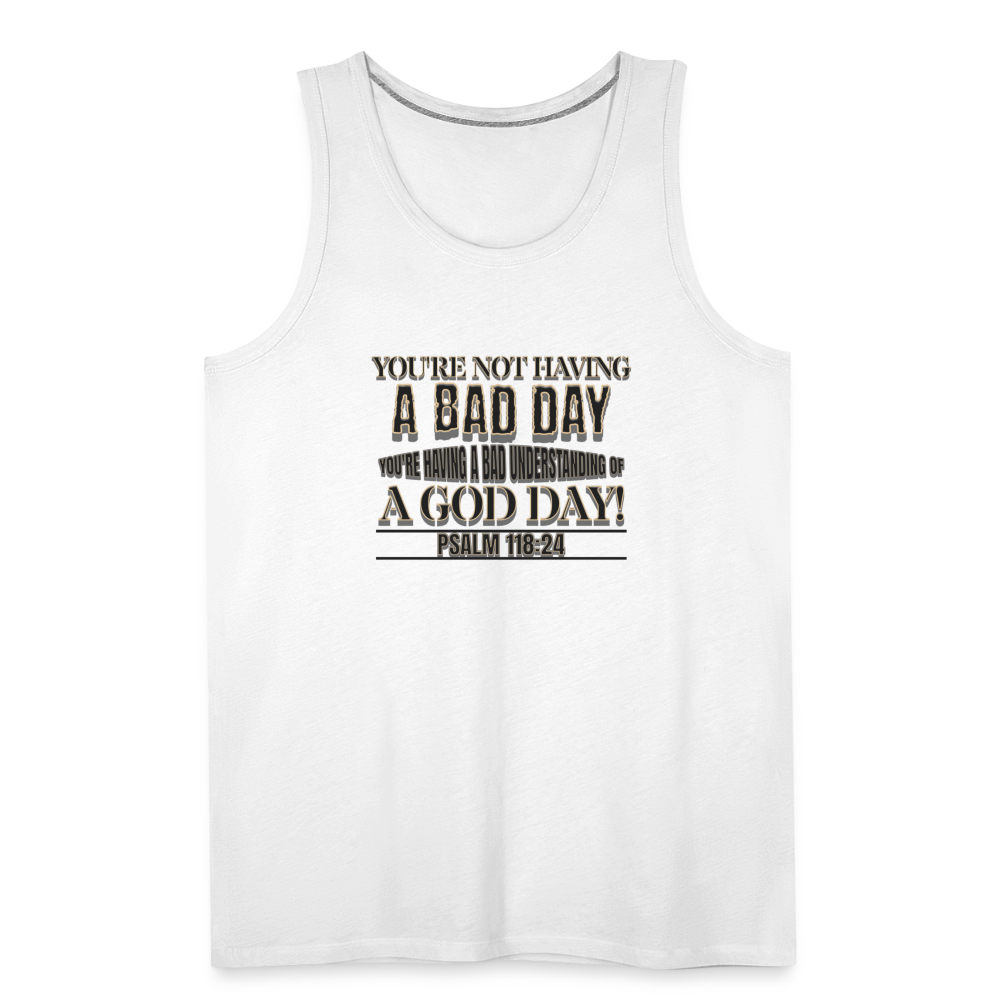 CDG Men’s Premium Tank - white