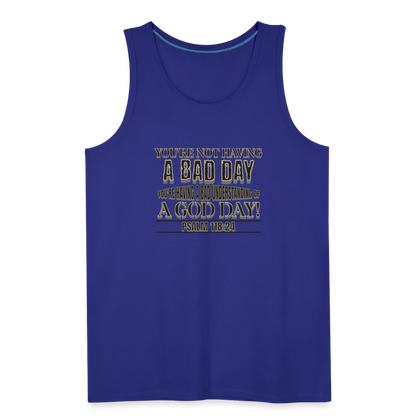 CDG Men’s Premium Tank - royal blue