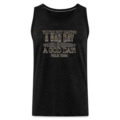 CDG Men’s Premium Tank - charcoal grey